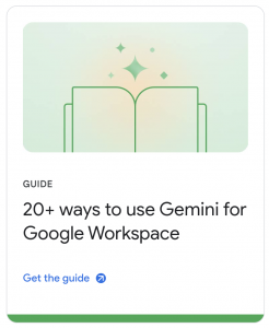 20 ways to use Gemini for GWS