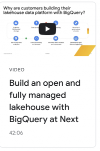 Build and open and fully managed data lake